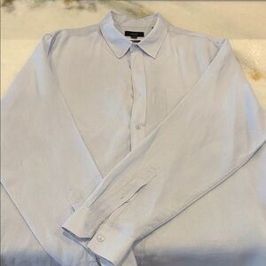 Vince Sky Blue Linen Shirt